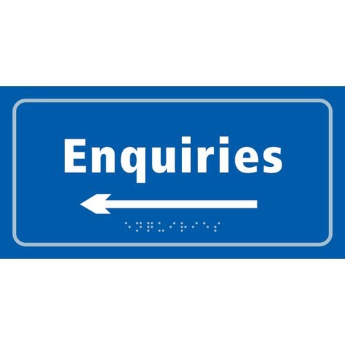 Enquiries Arrow Left - Taktyle (300 X 150mm)