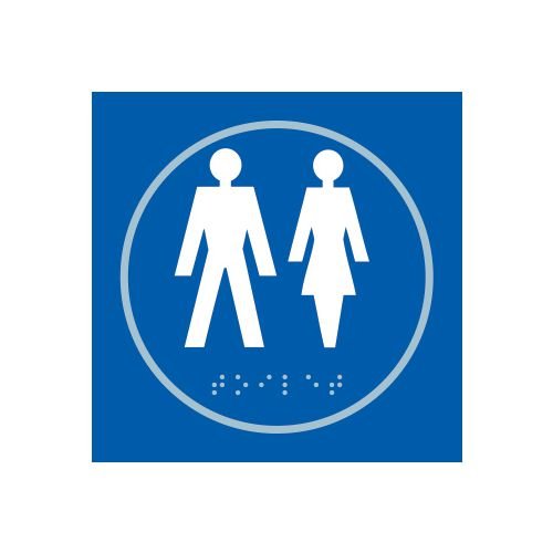 Gentlemen / Ladies Graphic - Taktyle (150 X 150mm)