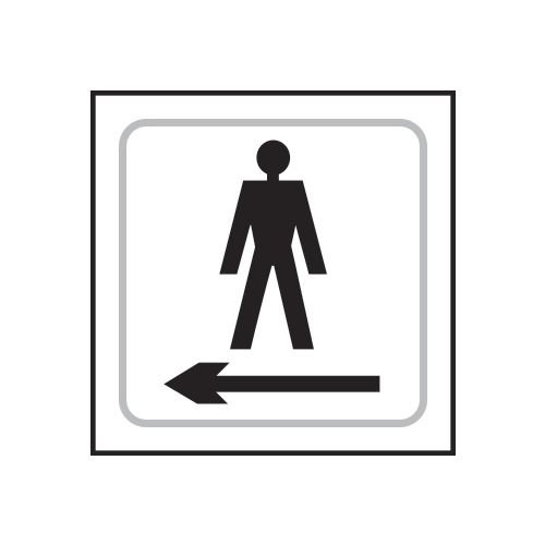 Gentlemen Graphic Arrow Left- Taktyle (150 X 150mm)