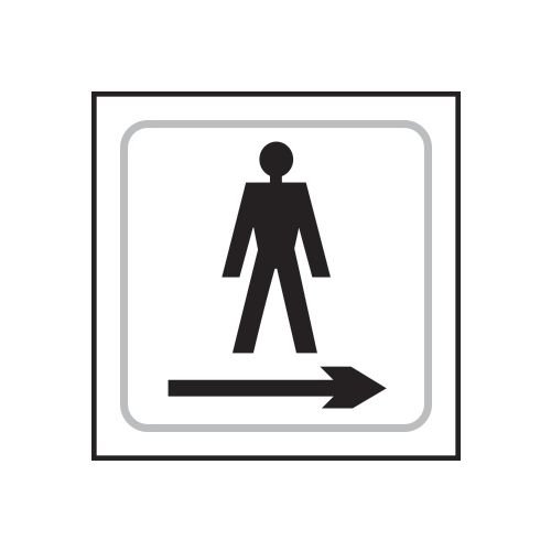 Gentlemen Graphic Arrow Right - Taktyle (150 X 150mm)