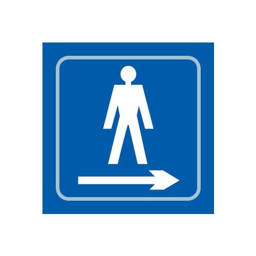 Gentlemen Graphic Arrow Right - Taktyle (150 X 150mm)