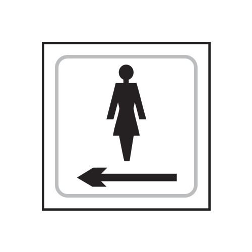 Ladies Graphic Arrow Left- Taktyle (150 X 150mm)