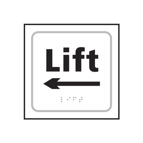 Lift Arrow Left - Taktyle (150 X 150mm)