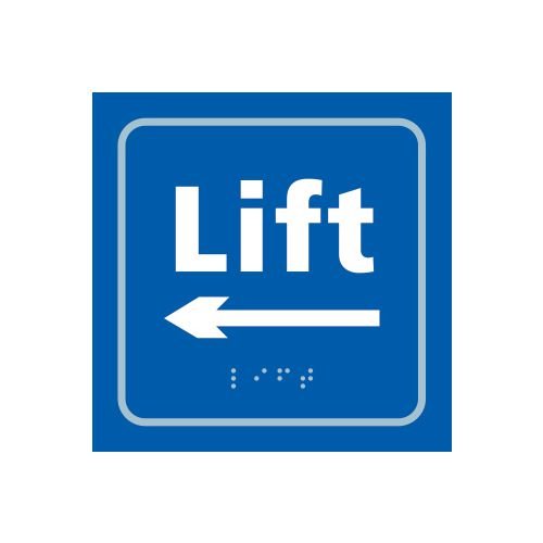 Lift Arrow Left - Taktyle (150 X 150mm)