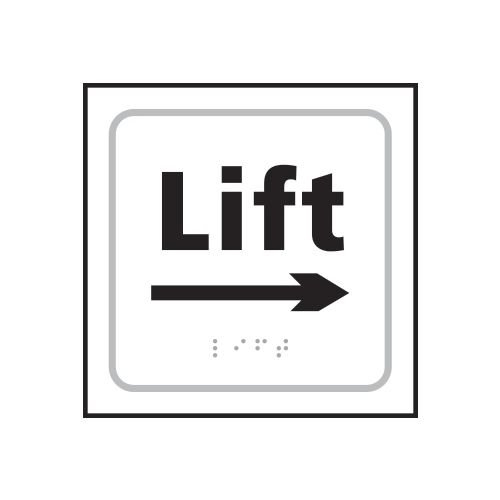Lift Arrow Right - Taktyle (150 X 150mm)
