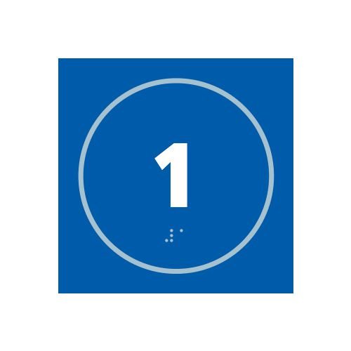 Number 1 - Taktyle (150 X 150mm)