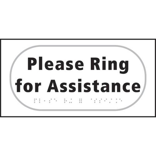 Please Ring For Assistance - Taktyle (300 X 150mm)