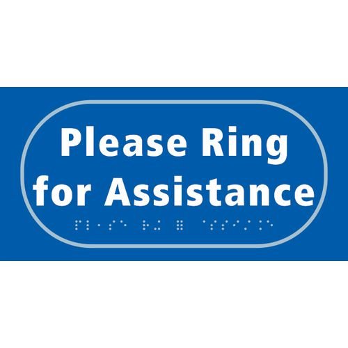 Please Ring For Assistance - Taktyle (300 X 150mm)