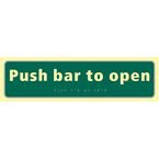 Push Bar to Open- Taktyleph (450 X 125 Mm)