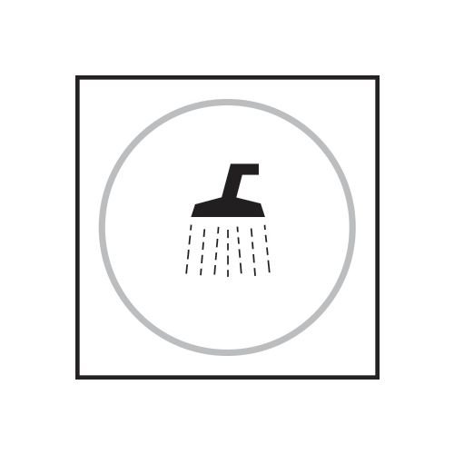Shower Graphic - Taktyle (150 X 150mm)