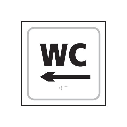 Wc Arrow Left - Taktyle (150 X 150mm)
