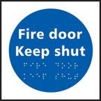 Fire Door Keep Shut- Taktyle (150 X 150 Mm)