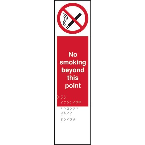 No Smoking Beyond This Point - Taktyle (75 X 300mm)