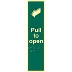 Pull to Open -taktyleph (75 X 300 Mm)