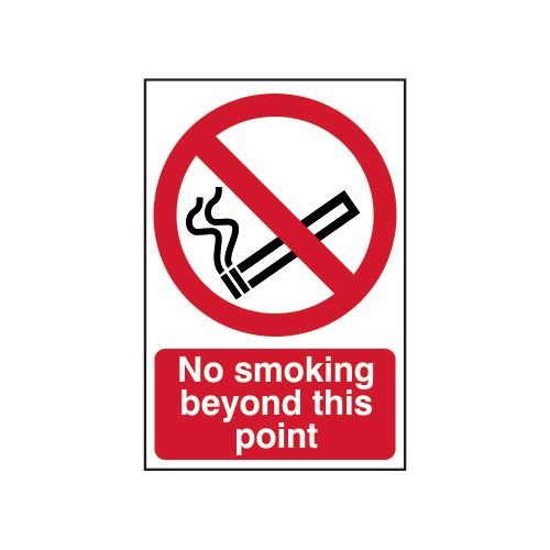 No Smoking Beyond This Point - Clg (200 X 300mm)