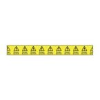 'danger Men at Work' Non-adhesive Barrier Tape (75 mm X 250 M)