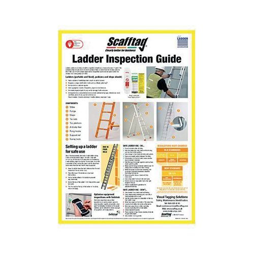 Ladder Inspection Guide Poster Pack Of 25