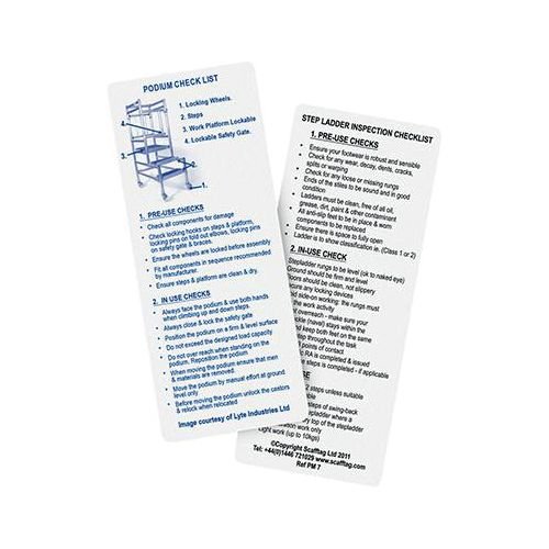 Step Ladder And Podium Pocket Memo