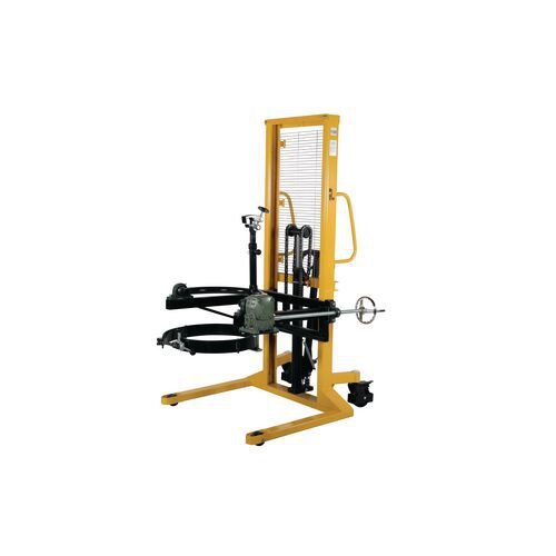 Drum stacker with tilt function