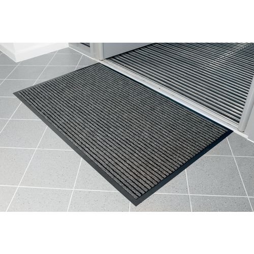 Entrance Mat, Brush And Scrape Blk/Charcoal 0.9M X 1.5M