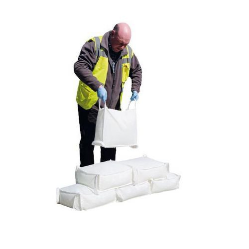 Portable water activated expanding flood cubes