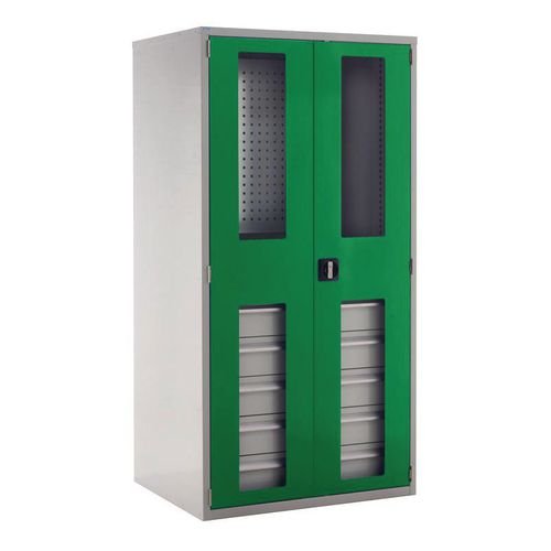 Multi-Storage Vision Door Cupboard Only 1800.1050.650 - Green Doors