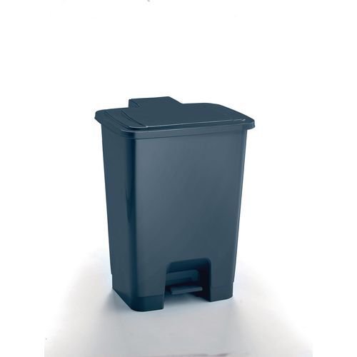 Coloured pedal bins, 30L grey