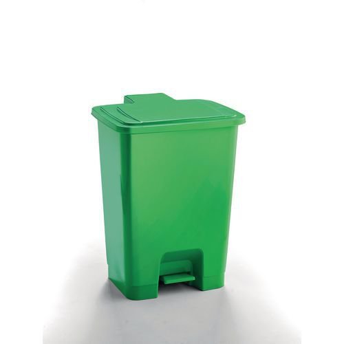 Coloured pedal bins, 30L green
