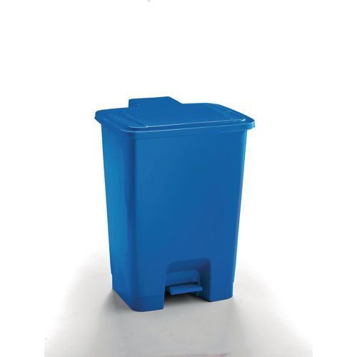 Coloured pedal bins, 30L blue