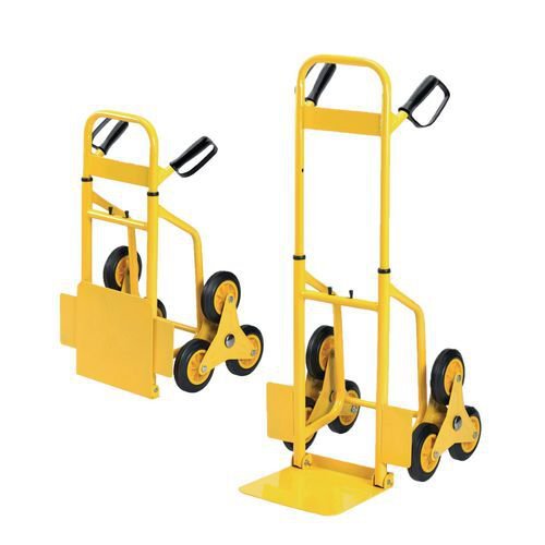 Stanley medium duty folding stairclimbing sack truck with telescopic handle