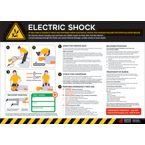 Safety Poster : Electricshock - Pvc Poster (594 X 420 Mm)