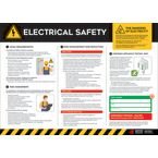 Safety Poster : Electrical Safety: Lam 590 X 420 mm - Pvc Poster (594 X 420 Mm)