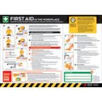 Safety Poster : Workplace Firstaid Guide (covid-19) - Pvc Poster (594 X 420 Mm)