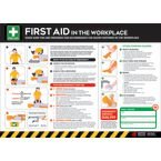 Safety Poster : Workplace Firstaid Guide - Pvc Poster (594 X 420 Mm)