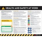 Safety Poster : Health & Safetyat Work Guide - Pvc Poster (594 X 420 Mm)