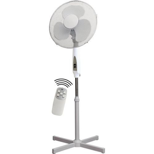 16 Inch oscillating pedestal fan with remote and timer