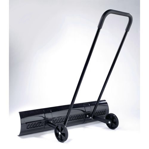 Wide Wheeled Snow Pusher Plough Black 426401 | HC Slingsby PLC