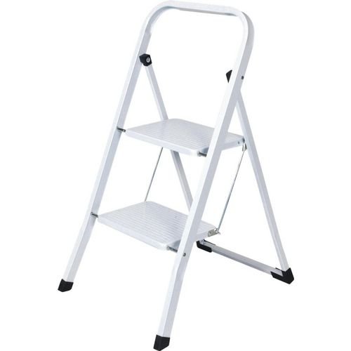 Steel Step Stool - 2 Tread Platform Height 466mm