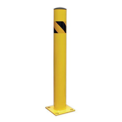Steel safety bollards