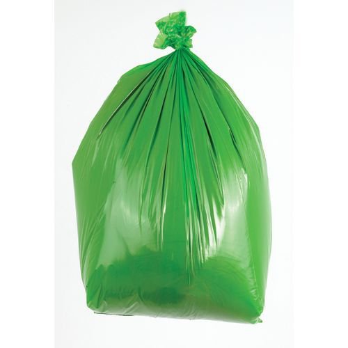90L Coloured bin bags, green CHSA 15kg