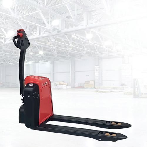 1500kg fully electric lithium powered pallet truck, 680 x 1000mm forks