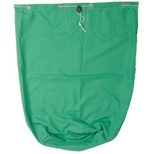 Drawstring laundry bag, green
