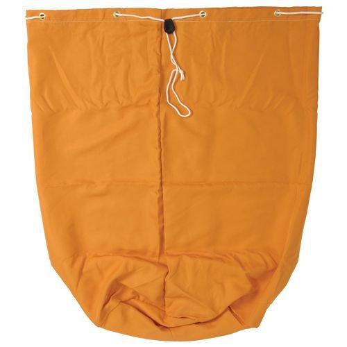Drawstring laundry bag, orange