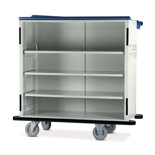 Clean linen hospital trolley, 1100L