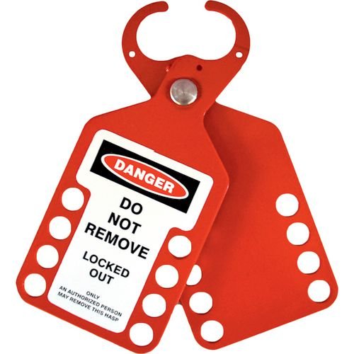 Aluminium Lockout Tag Hasp - 10 Hole