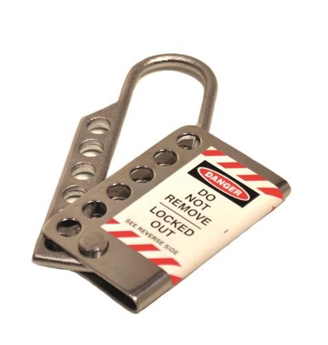 25mm Stainless Steel Lockout Hasp - Nickel Plated