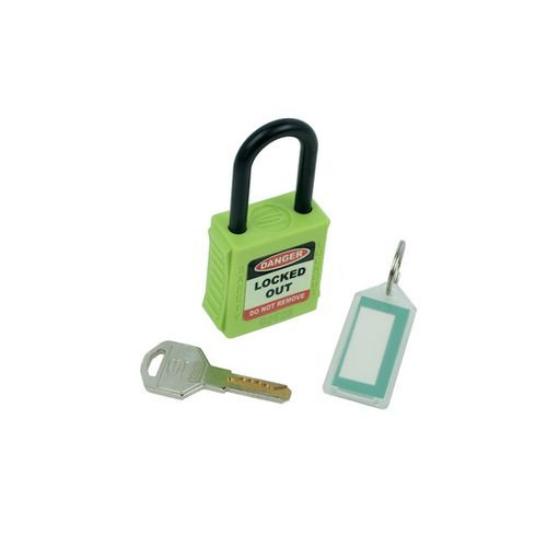 Dielectric Green Safety Lockout Padlock (Non Conductive)