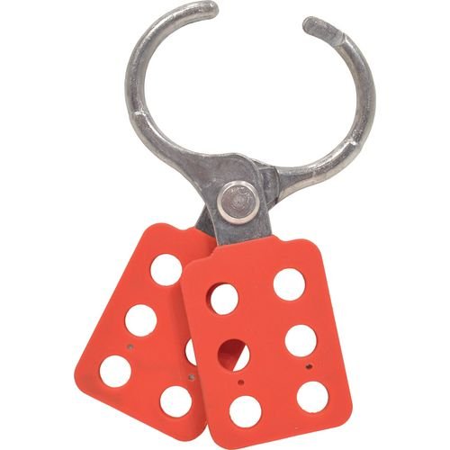 Safety Lockout Hasp, Aluminium Shackle, Pe Coated - 38mm