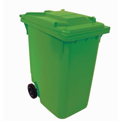 Wheelie bins 360L Bright green