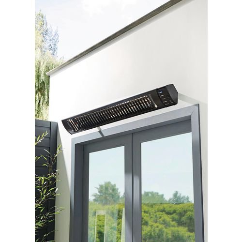 Wall or hanging mount outdoor heater with PIR sensor